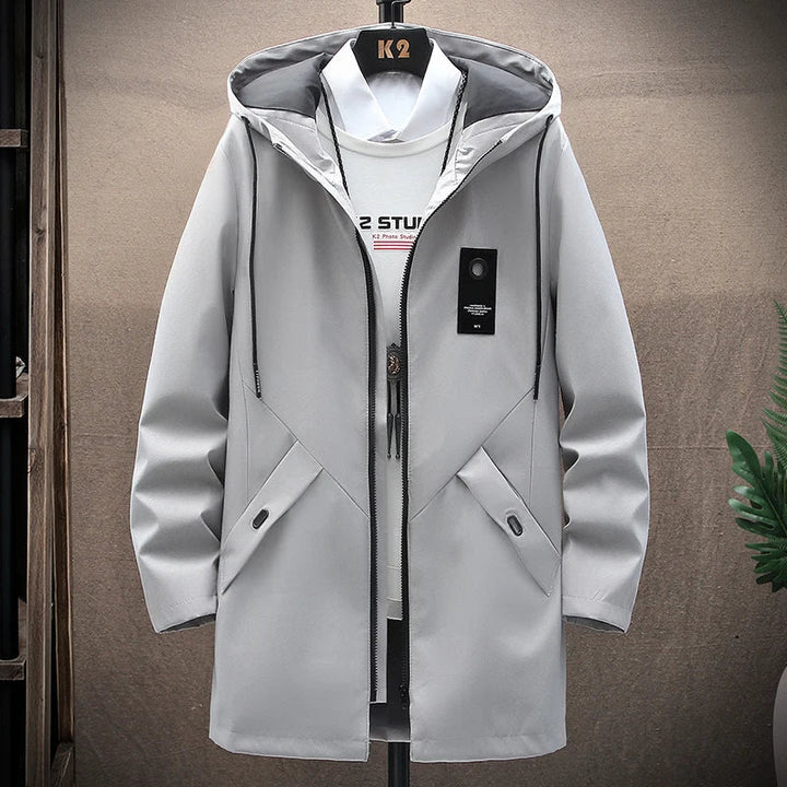 ModeBecker | Lange Kapuzenjacke im Trenddesign