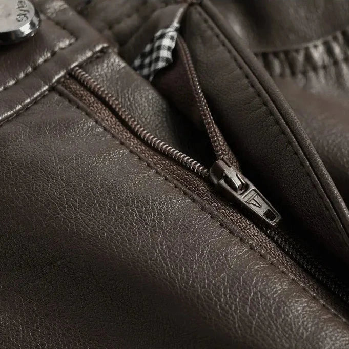 Julia | Weite Damen Lederhose stilvoll elegant