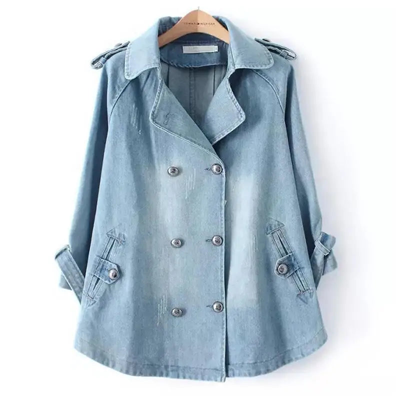 Helena | Eleganter Denim-Cape für Damen