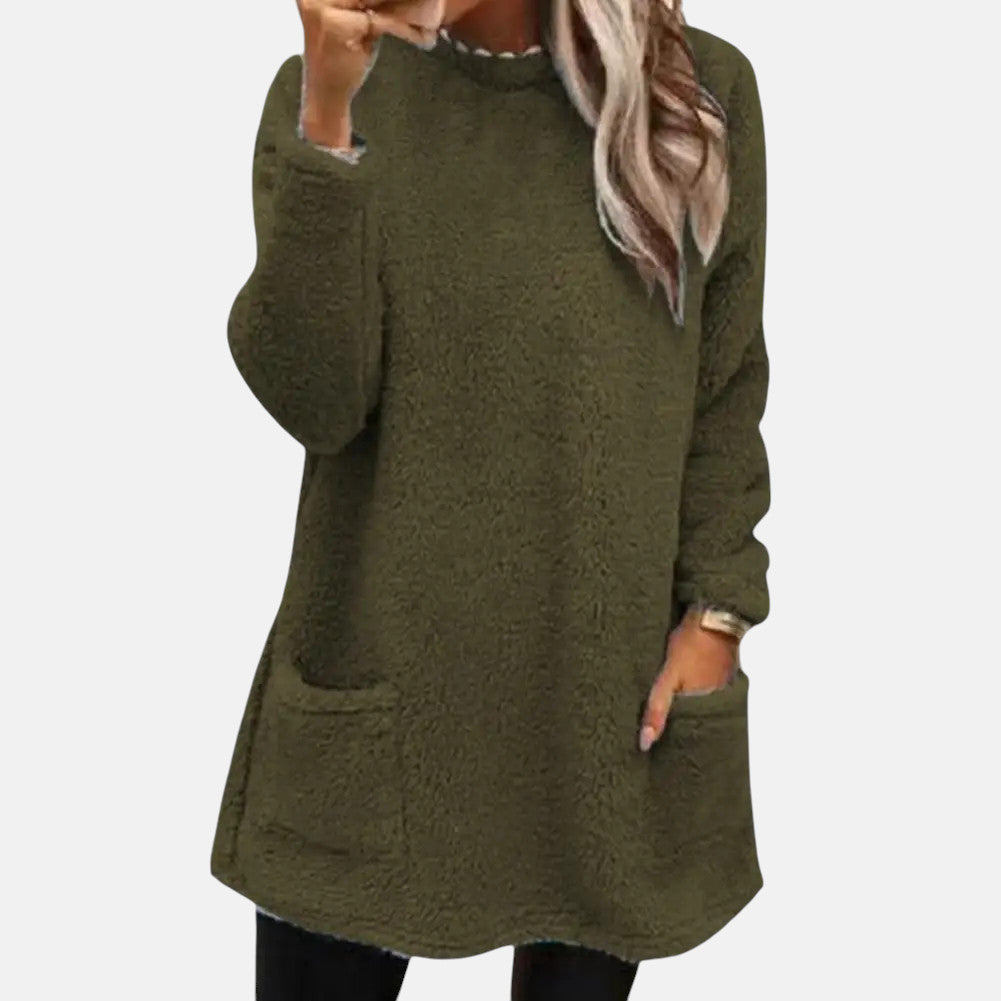Johanna | Eleganter Damen Pullover in Midilänge