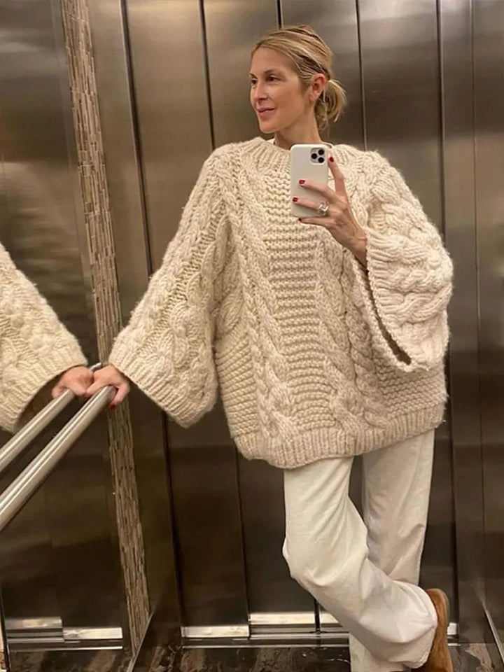 Oversized | Bequemer Strickpullover für den Alltag