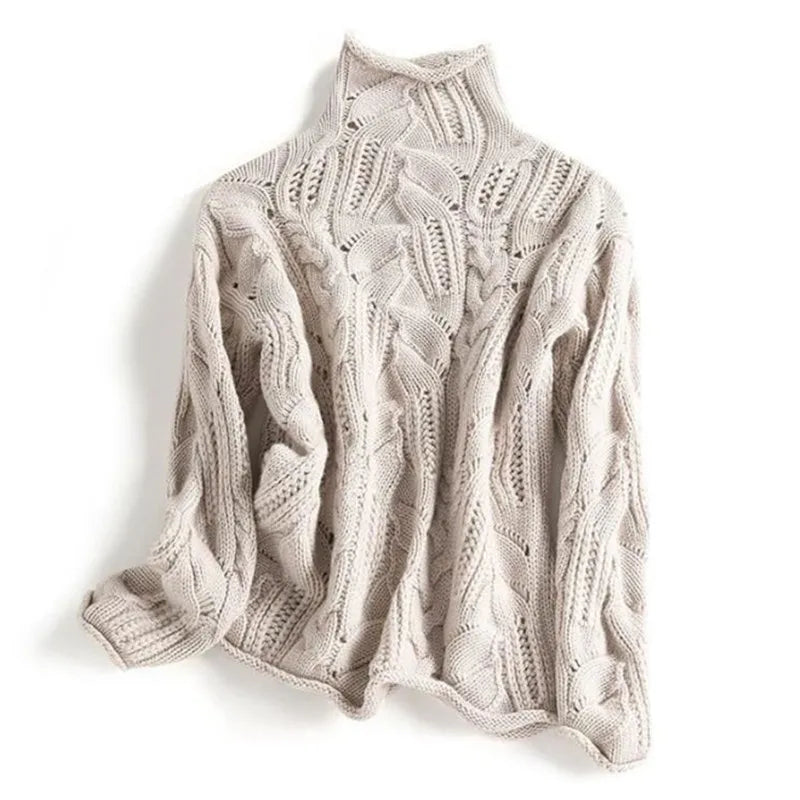 Elara | Warmer Damenstrickpullover mit Stil