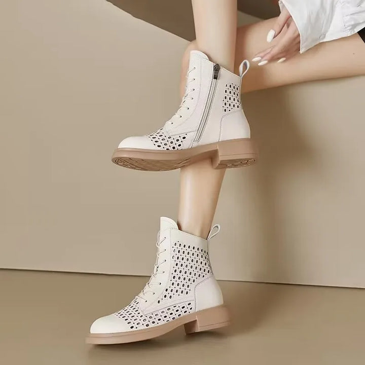 Modische Hohlstiefel mit bequemer Passform für Damen