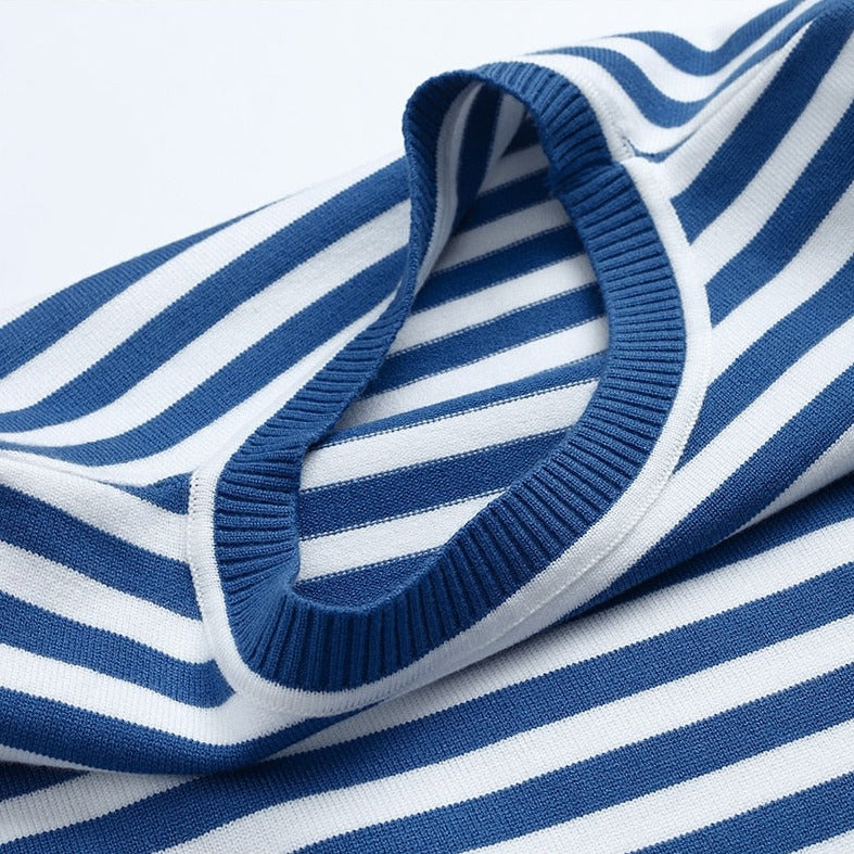 Elegantes gestreiftes T-Shirt | Sommerlich  Leichter Stoff