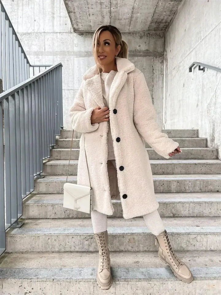 Sophie | Kuschelige Teddyjacke Damen warm & stylisch