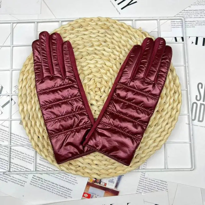 Wasserdichte Winterhandschuhe mit Fleece und Grip-Innenfläche