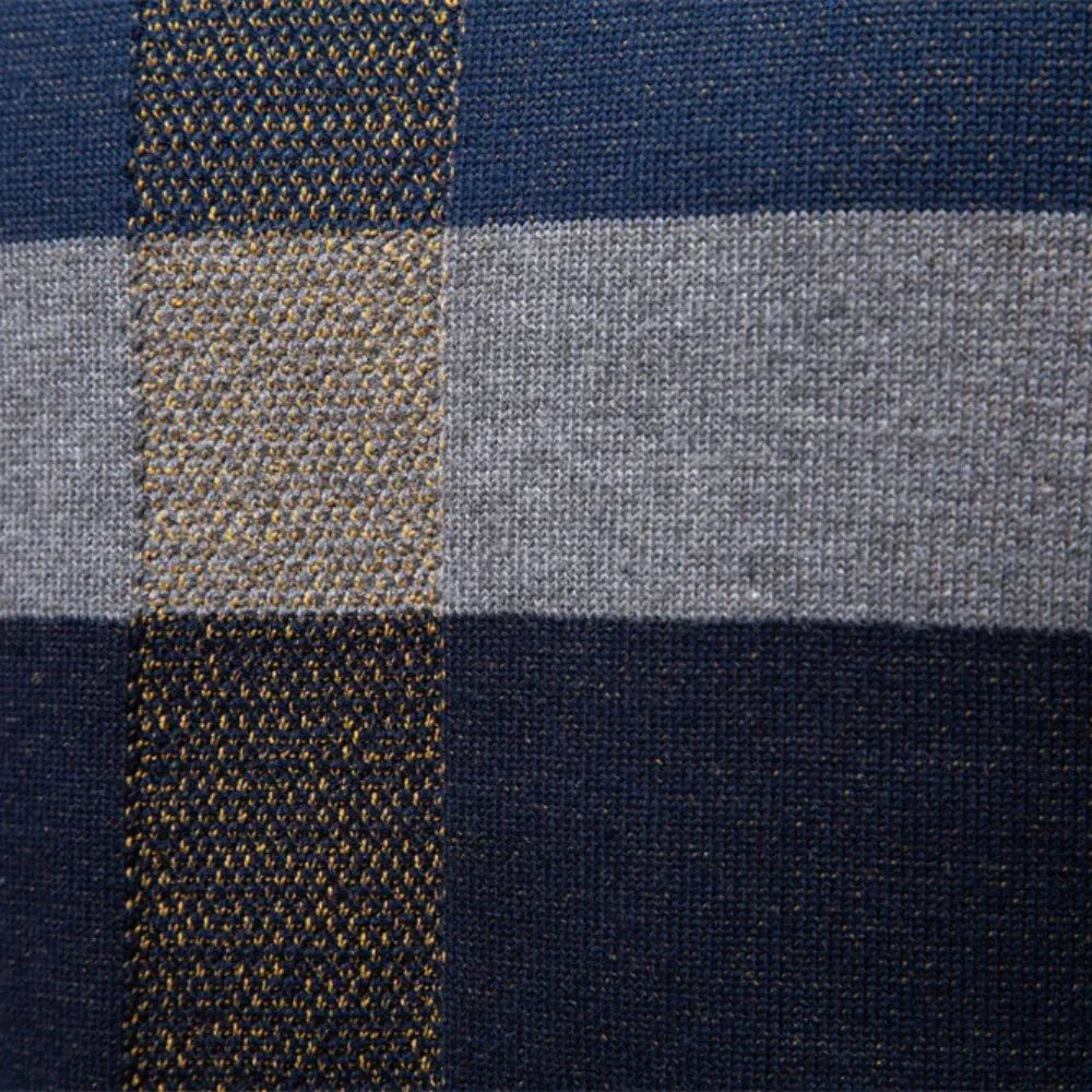 David | Modischer Herrenpullover mit Rautendesign