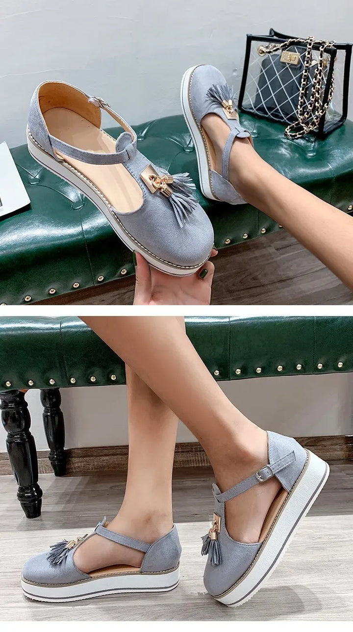 Mina | Sunshine Sandalen mit Quasten für sonnige Urlaubstage