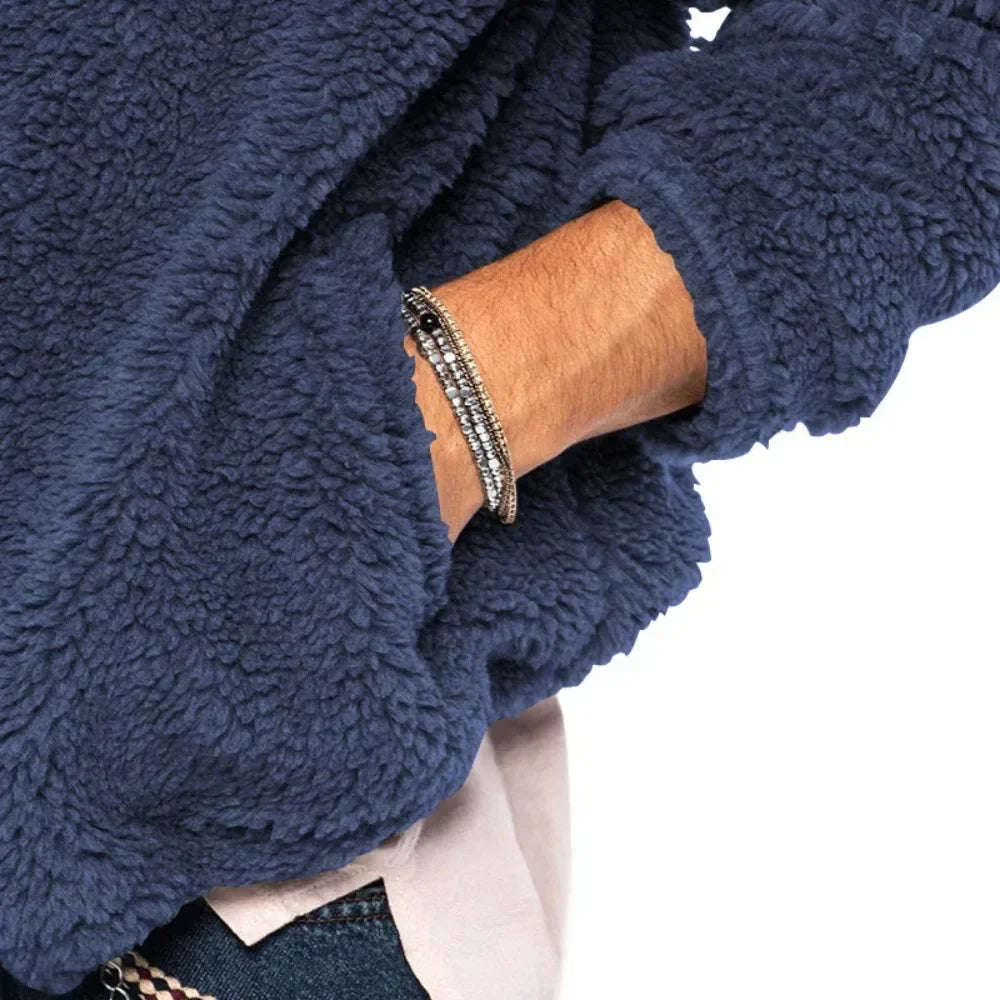 Markus | Fleecejacke für Herren mit Kapuze und Stil