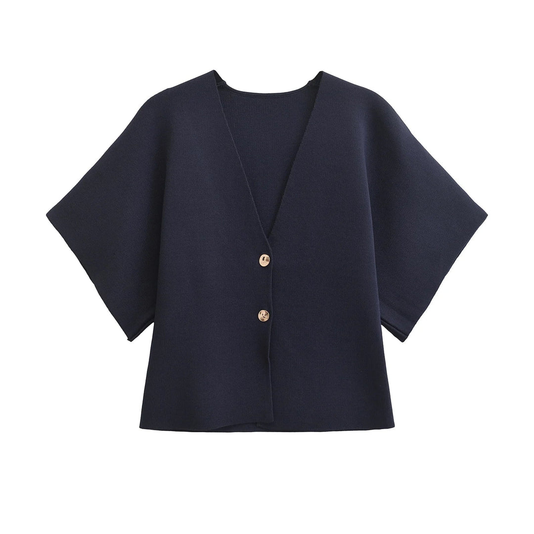 Lina | Minimalistische Bluse mit Knopfleiste