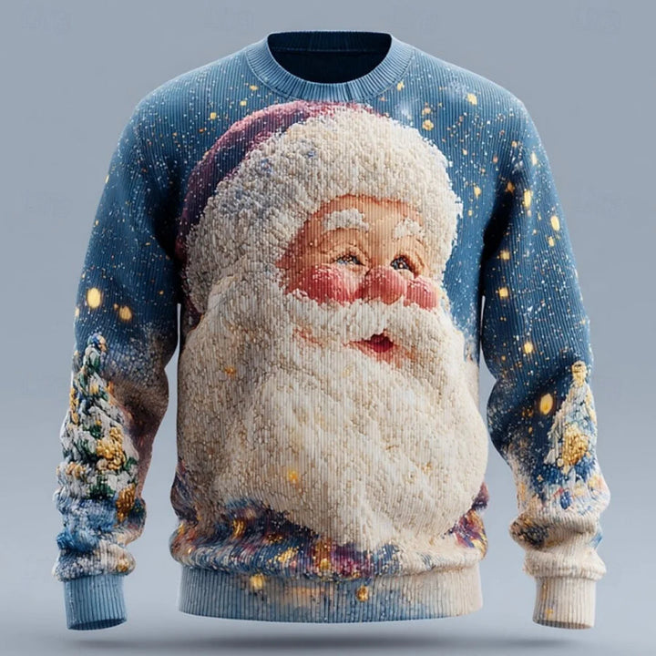 Felix | Weihnachts-Pullover mit festlichem Print