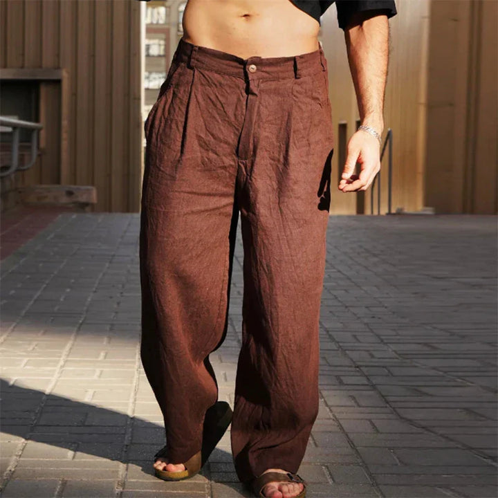 Sophie | Stylische Hose aus Leinen mit weitem Schnitt