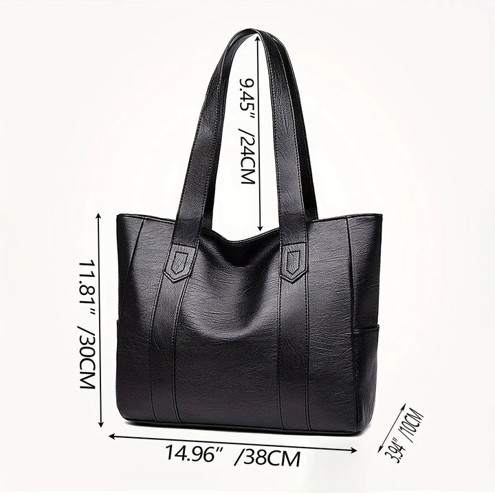 Martha | Ledertasche mit verstellbarem Schulterriemen