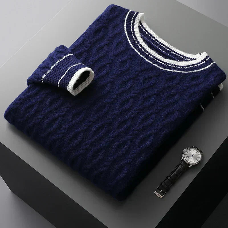 David | Stilvoller Herren Kaschmirpullover warm