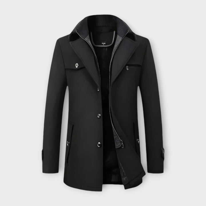 Outdoor-Business | Eleganter Wollmantel für Herren