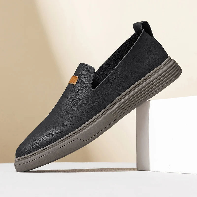Echte Leder Slipper im venezianischen Stil