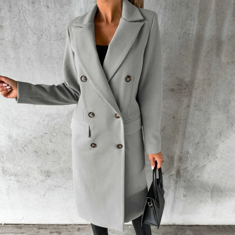 Christiane | Langer Mantel mit elegantem Look