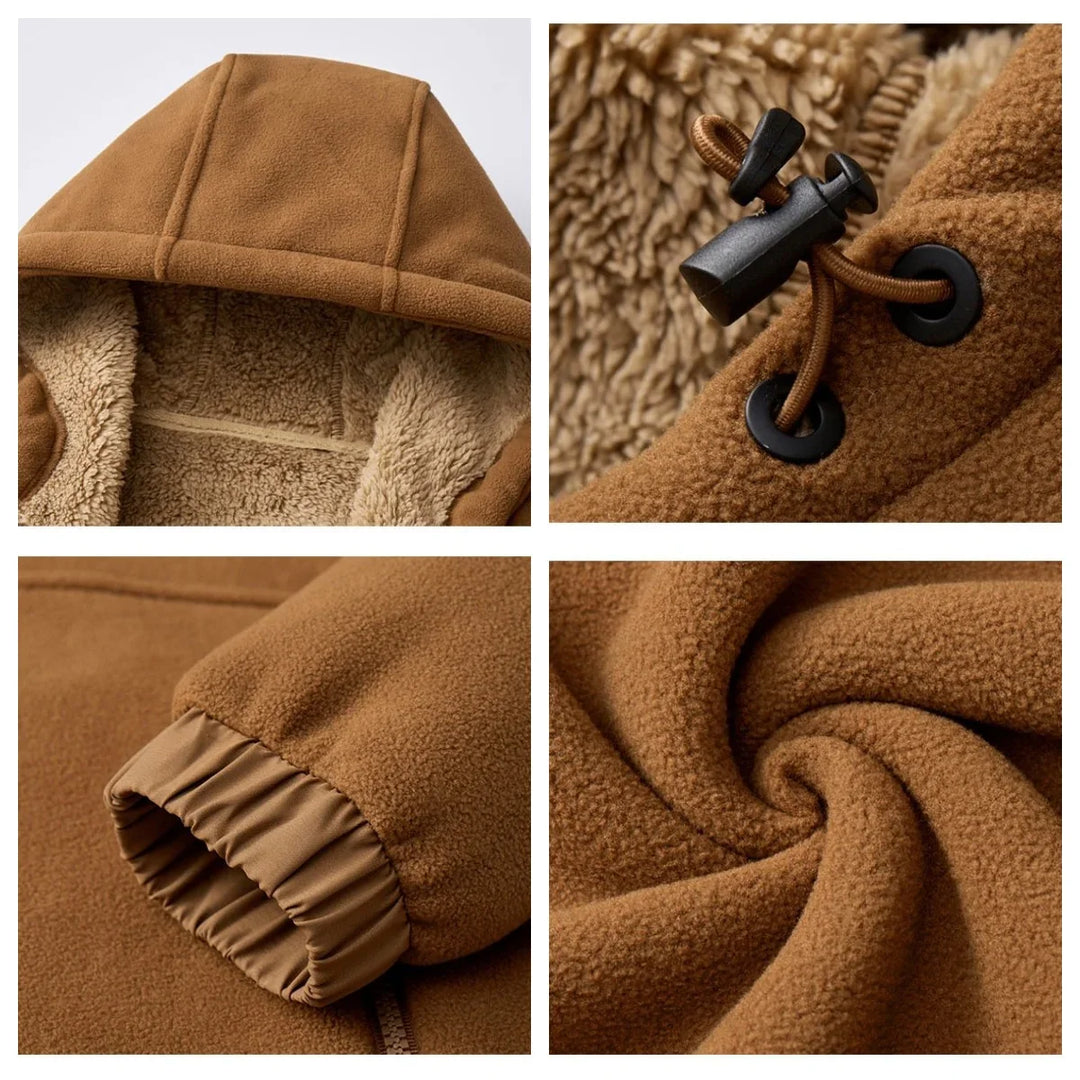 Warme Jacke aus weichem Polar-Fleece Material