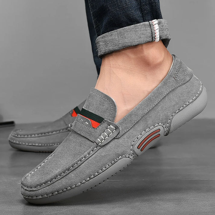 GENOVA ECHTE WILDLEDER LOAFERS für stilvolle City-Ausflüge