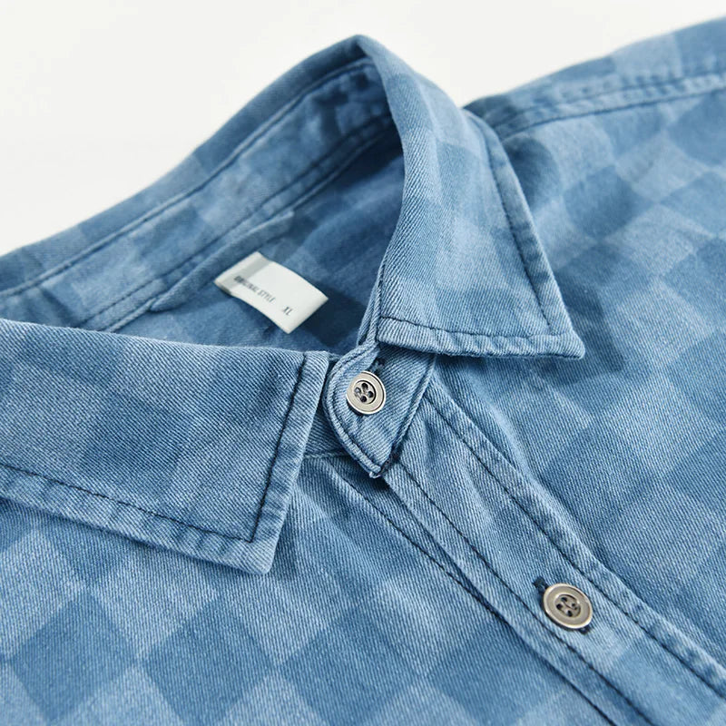 HALIA CHECKERED BUTTON-UP SHIRT für urbane Sommer-Looks