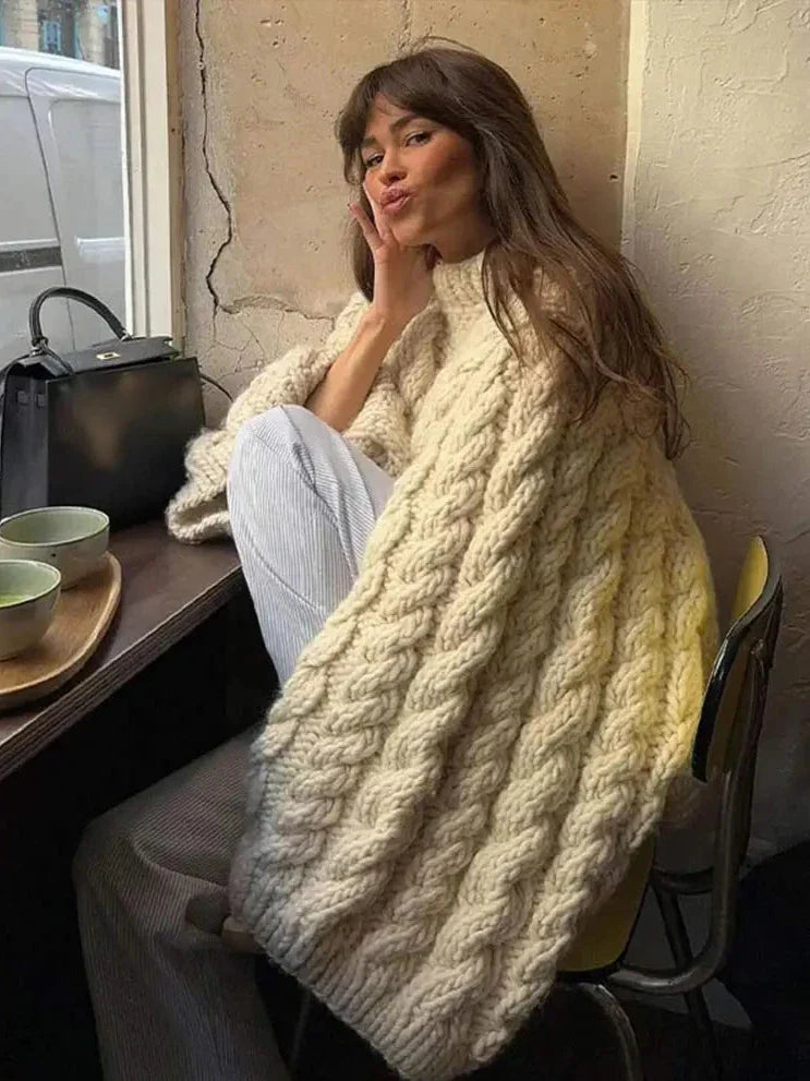 Oversized | Bequemer Strickpullover für den Alltag