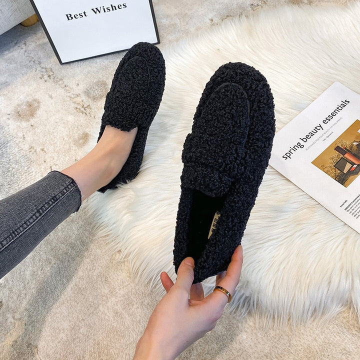 Mara | Plüsch Hausschuhe Schuhe mit süßem Design