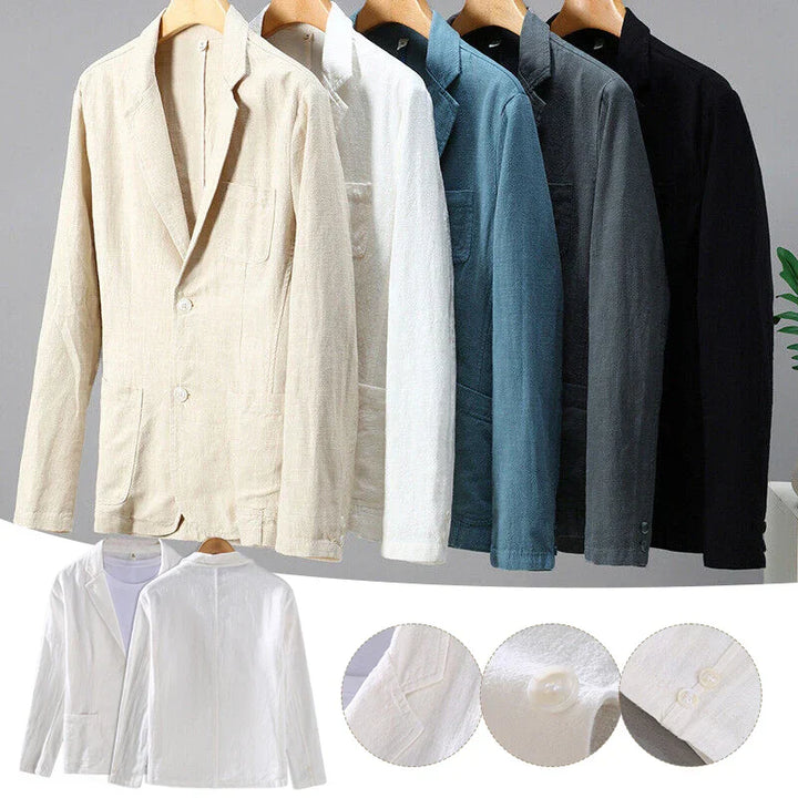 Ben | Jacke aus Baumwolle-Leinen-Mix für Männer