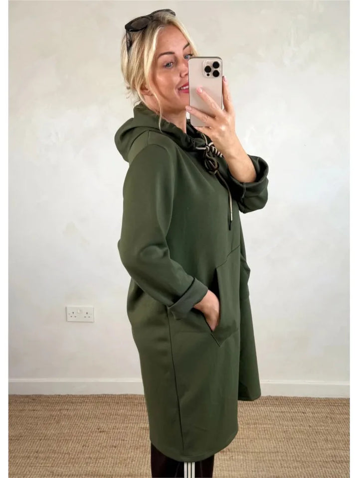 Emma | Kapuzenkleid in A-Linie für junge Mädchen