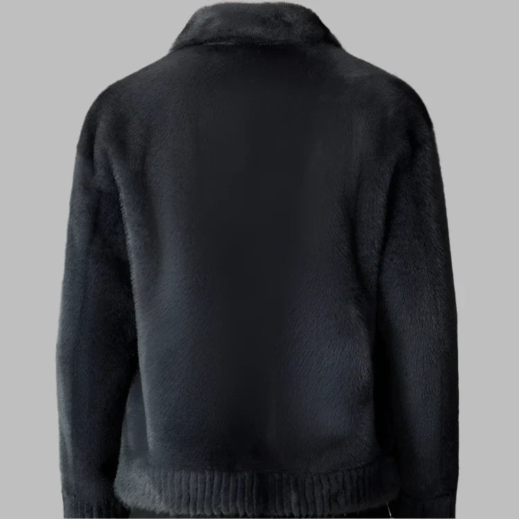 Hiro | Edle Jacke mit Kaschmir- und Nerzanteil