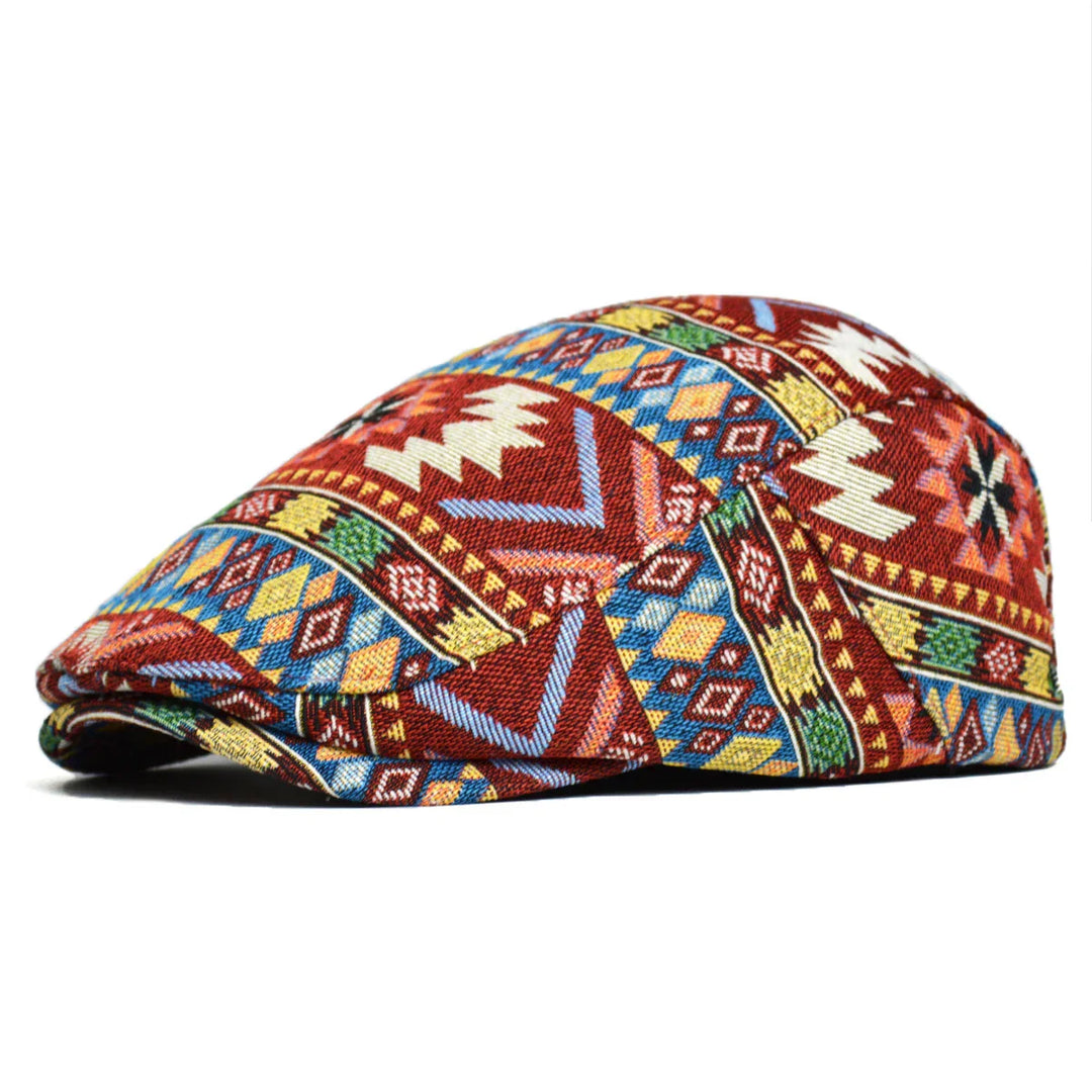 Lukas | Bunte Vintage Kappe im lässigen Retro Stil