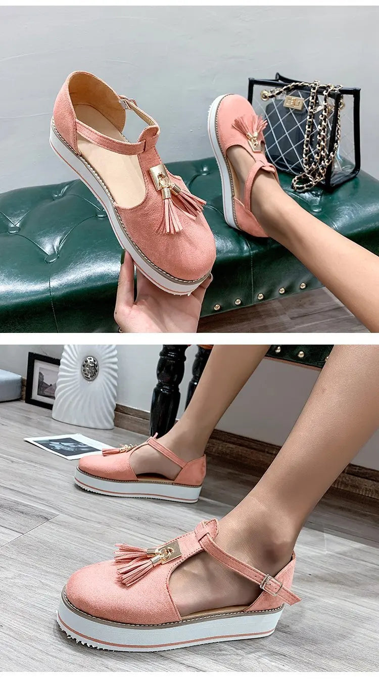 Mina | Sunshine Sandalen mit Quasten für sonnige Urlaubstage