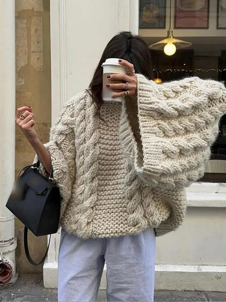 Oversized | Bequemer Strickpullover für den Alltag