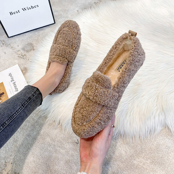 Mara | Plüsch Hausschuhe Schuhe mit süßem Design