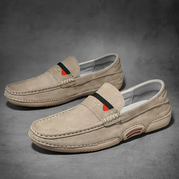 GENOVA ECHTE WILDLEDER LOAFERS für stilvolle City-Ausflüge