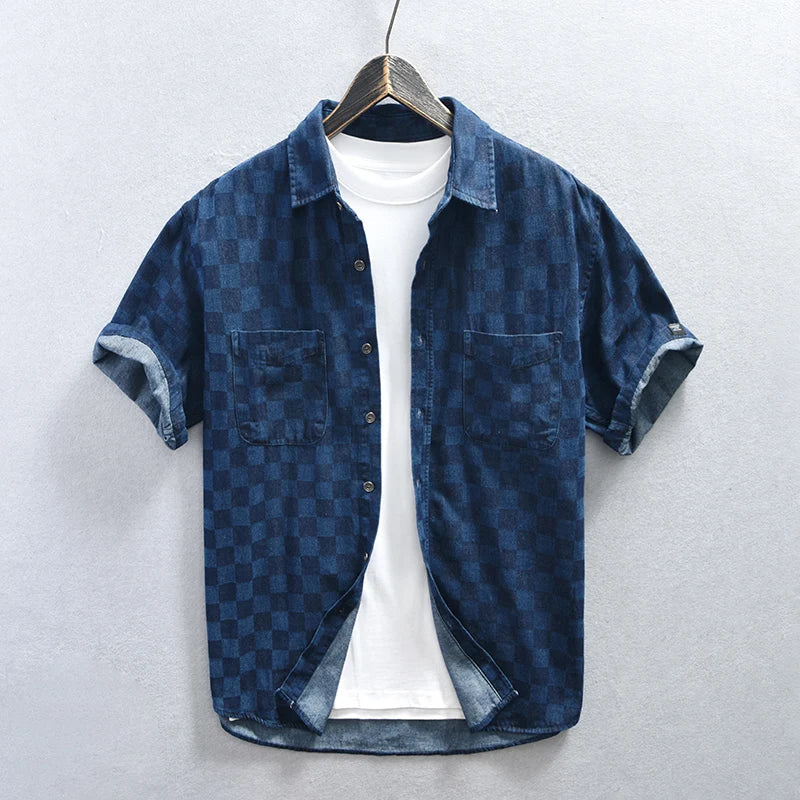 HALIA CHECKERED BUTTON-UP SHIRT für urbane Sommer-Looks