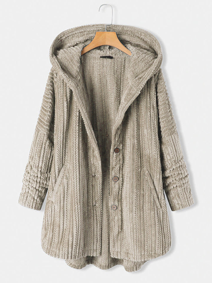 Luisa | Stilvoller Wintermantel mit Reversdesign