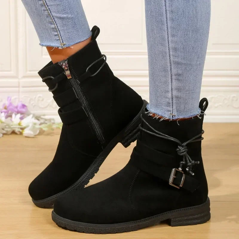 Nova | Herbststiefel mit niedrigem Absatz – bequem & schick