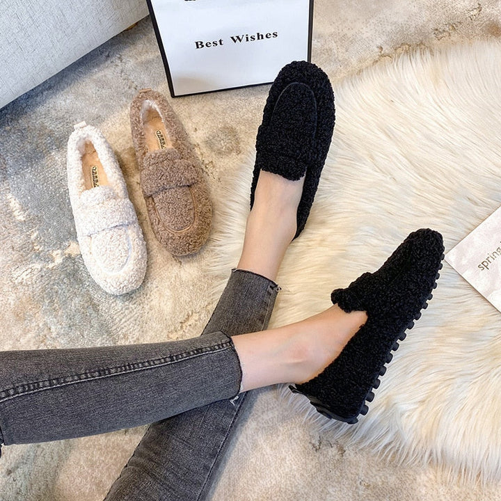 Mara | Plüsch Hausschuhe Schuhe mit süßem Design
