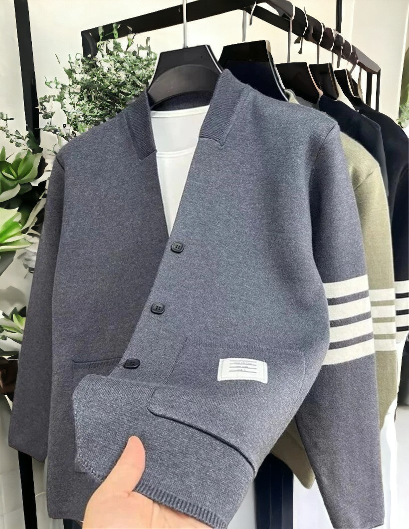Virgil Strickjacke aus Baumwollmischung für kühle Tage mit Stil