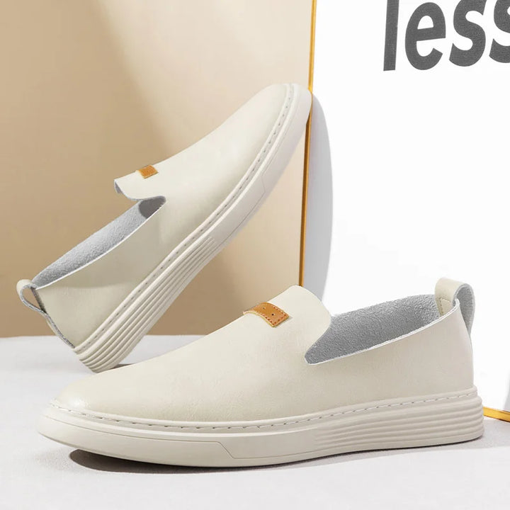 Echte Leder Slipper im venezianischen Stil