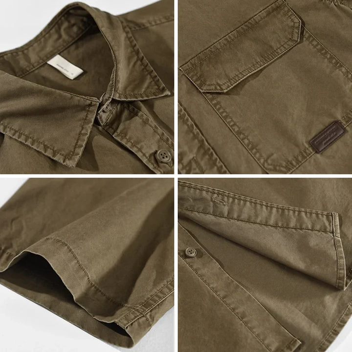 Manhattan | Cargo-Hemd im klassischen Retro-Design