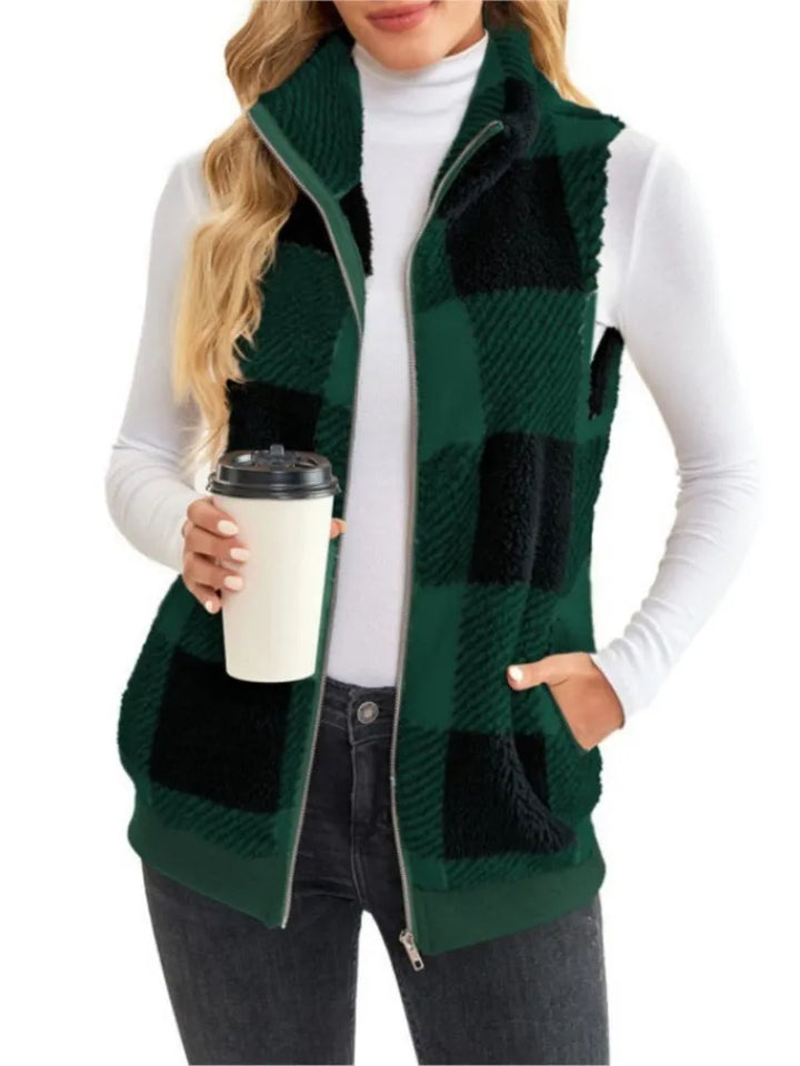 Nina | Ärmellose Strickjacke für Damenmode
