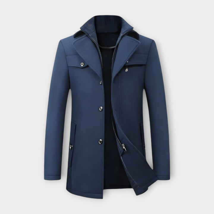 Outdoor-Business | Eleganter Wollmantel für Herren