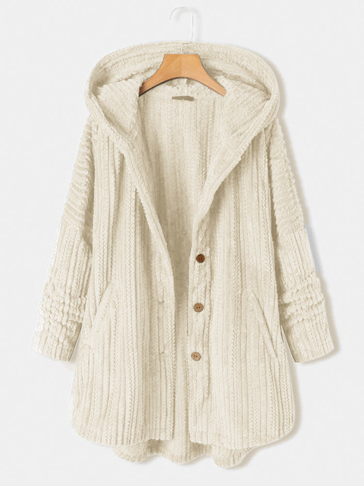 Luisa | Stilvoller Wintermantel mit Reversdesign