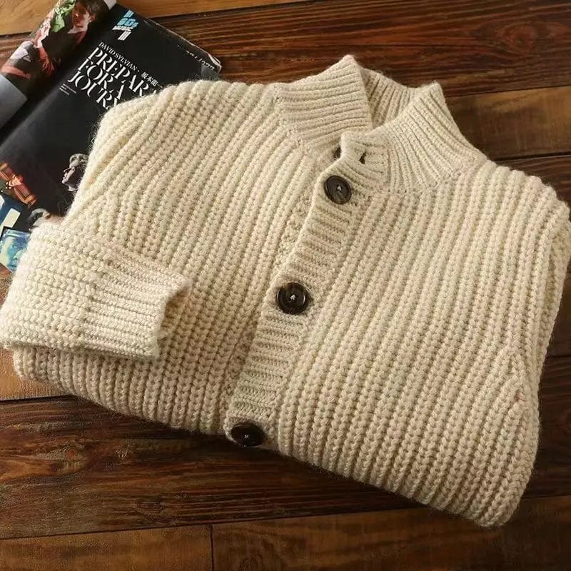 Mason | Zeitlose Strickjacke mit Reißverschluss