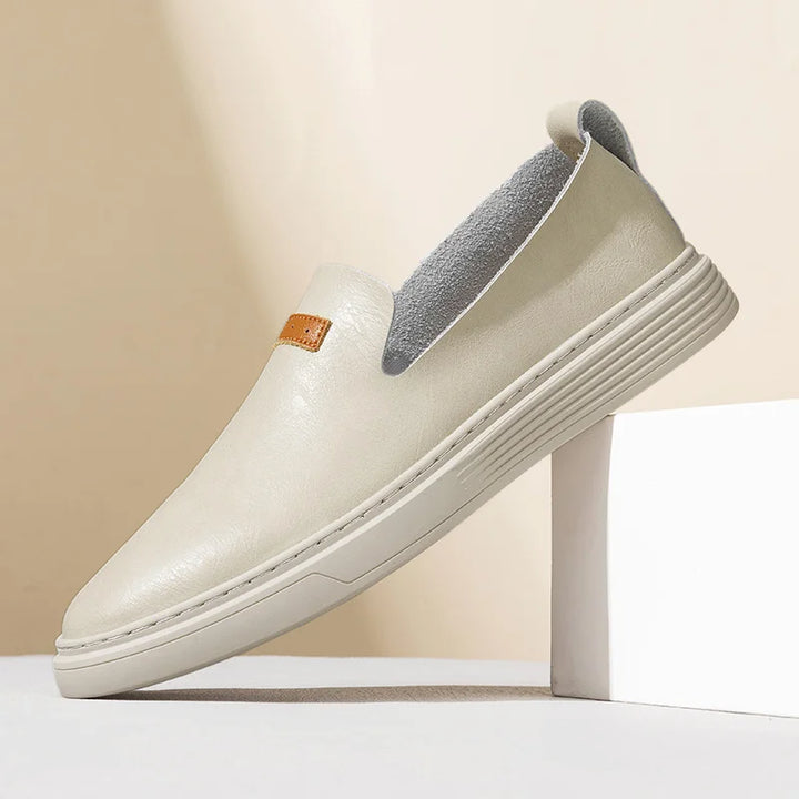 Echte Leder Slipper im venezianischen Stil