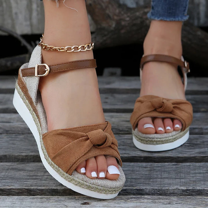 Sonnenuntergang Schleife | Krawatte Wedges mit Sommercharme