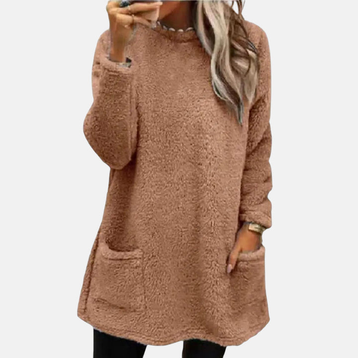 Johanna | Eleganter Damen Pullover in Midilänge