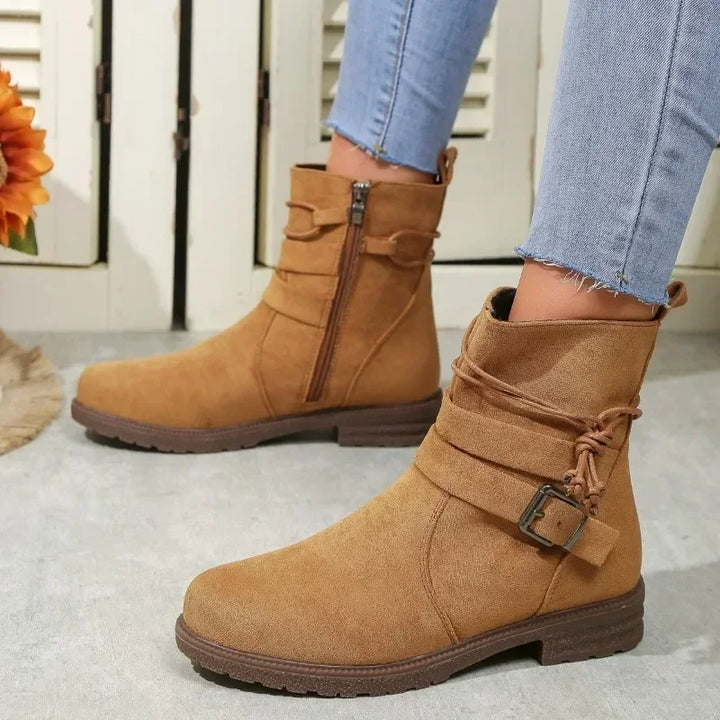 Nova | Herbststiefel mit niedrigem Absatz – bequem & schick