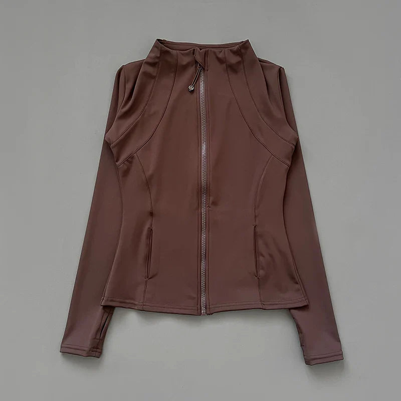 Maelis | Fitnessjacke für Frauen mit Reißverschluss